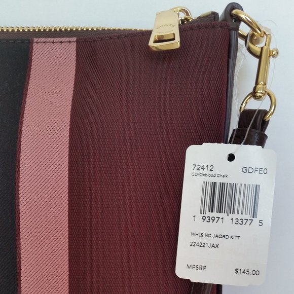 COACH Kitt Horse and Carriage Jacquard Crossbody - Picture 15 of 15